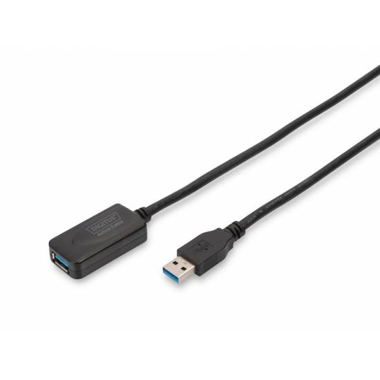Kabel USB 3.0 A-A przedłużacz 5m aktywny Digitus DA-73104